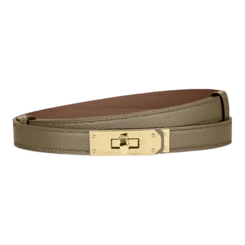 Classic clasp belt - Taupe