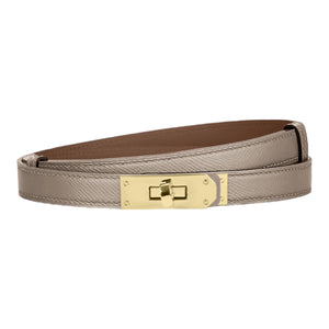 Classic clasp belt - Beige