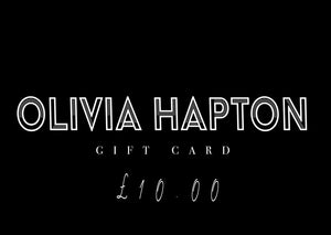 Olivia Hapton gift card