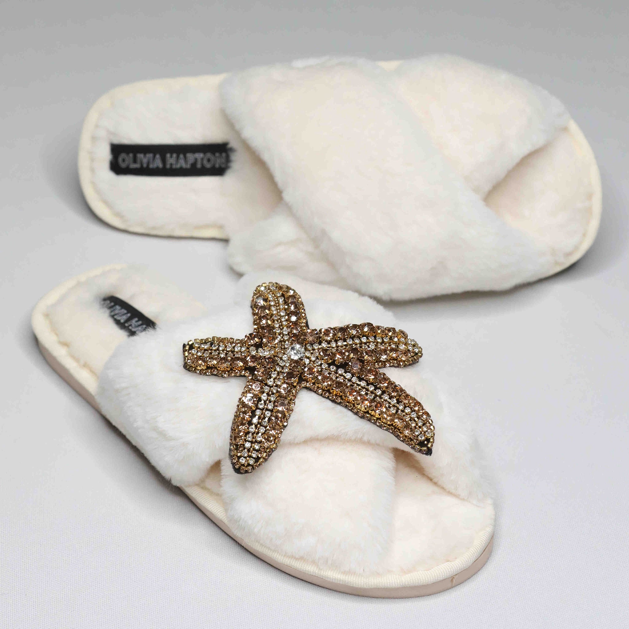 Olivia Hapton slipper cream - GOLD STAR