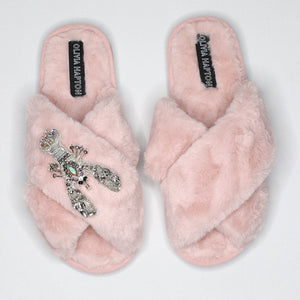 Olivia Hapton slipper pink - LOBSTER