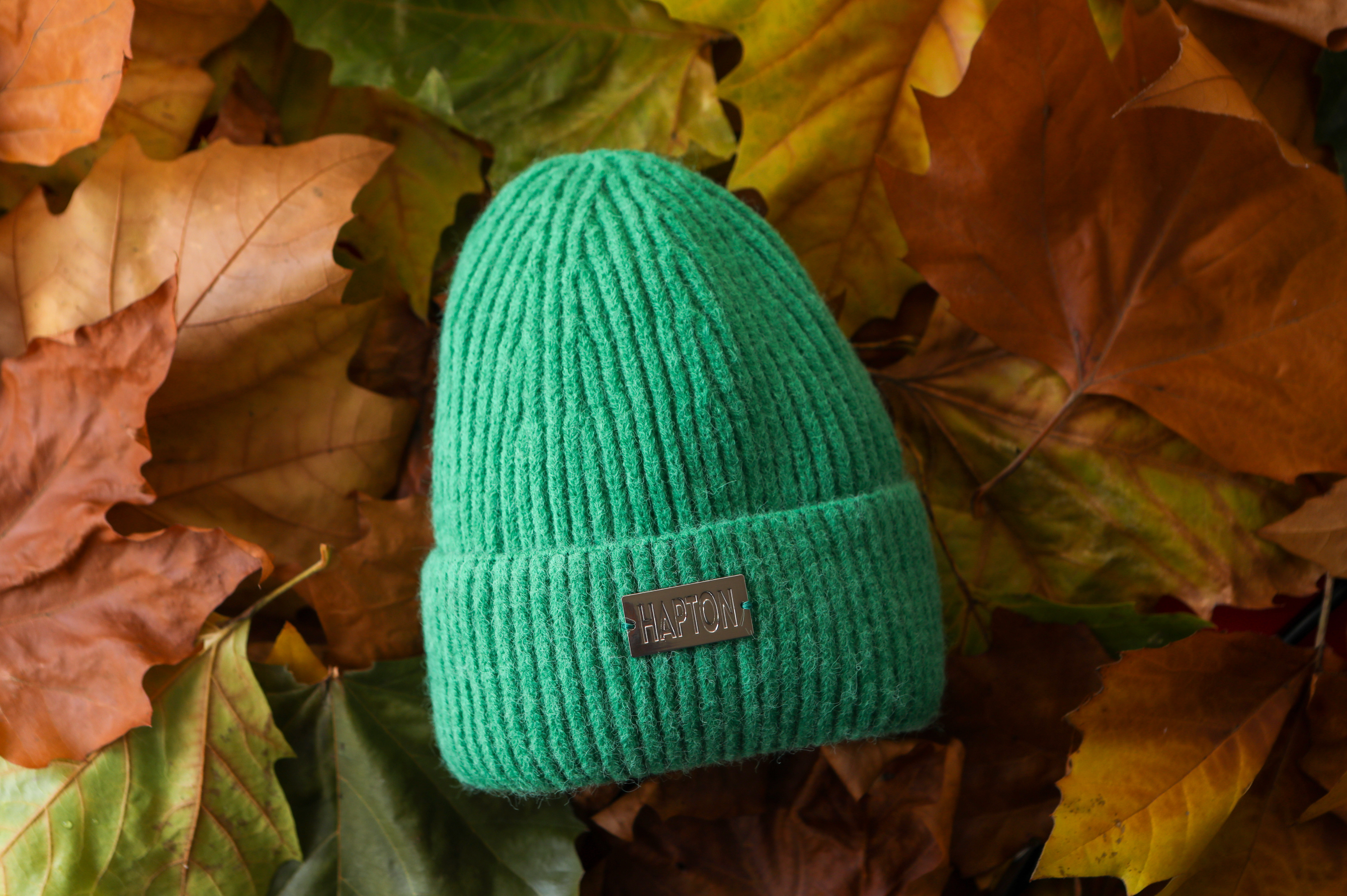 Luxury beanie - GREEN